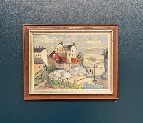 Swedish oil canvas - oil, on