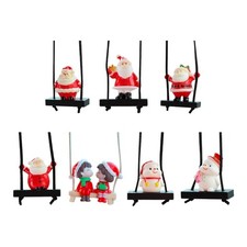 Festival Resin Santa Swinging