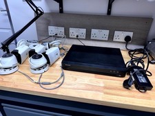 8 Channel Hikvision cctv system DS 7208HQHI-K2/P  five cameras Power over Coax