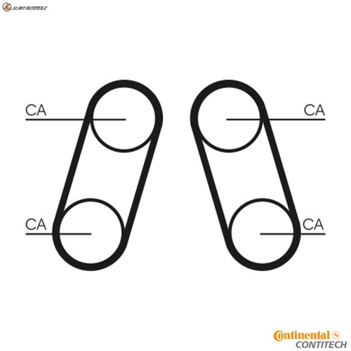 Timing belt ct1097 - belt,