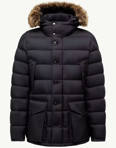 Moncler men black nylon - xl,