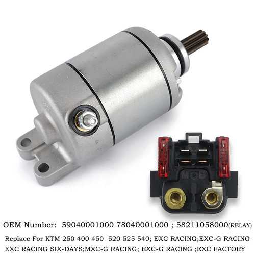 Electric starter motor and - starter,