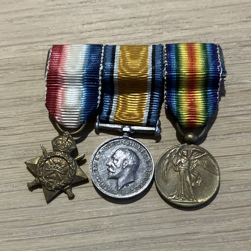 Wwi british medal group on - 3,