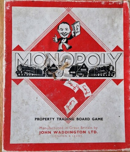 1940s vintage monopoly - 1940s,