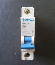 CHINT B20 20A NB1-63 Curve B Single Pole MCB Circuit Breaker 20 Amp