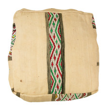 Moroccan Kilim Pouf Floor Pouf