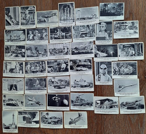 Thunderbirds trading cards - thunderbirds, cards.