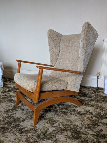 Wingback upholstered sprung - wingback,