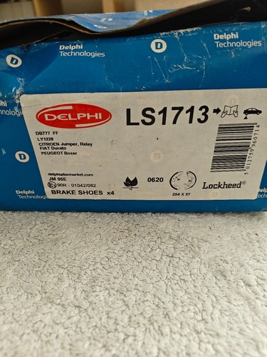 Delphi ls1713 brake shoe set - delphi,