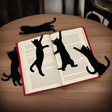 5PCS Metal Cat Bookmark, 2026