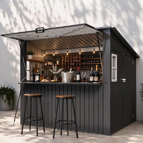 Aoxun metal outdoor bar shed - outdoor,