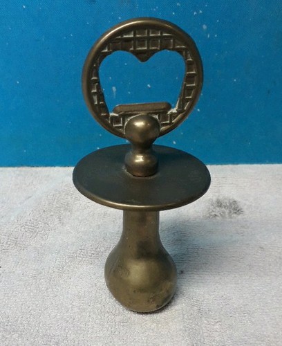 Vintage brass novelty bar - brass,
