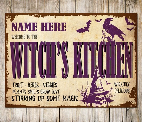 Personalised witch kitchen - witch,