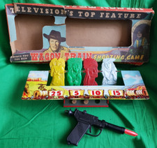 Wagon Train Cowboy TV series Shooting Game 1959 Made by Revue Gt. Britain Boxed
