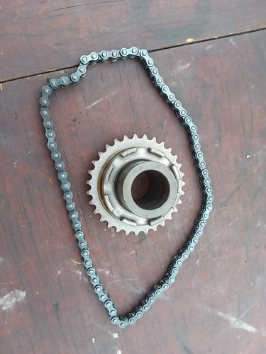 Sprocket drive clutch - clutch, pump