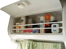 1 Pair Spring Loaded Curtain Rail Tension Pole Extension Rod Cupboard Keeper 70