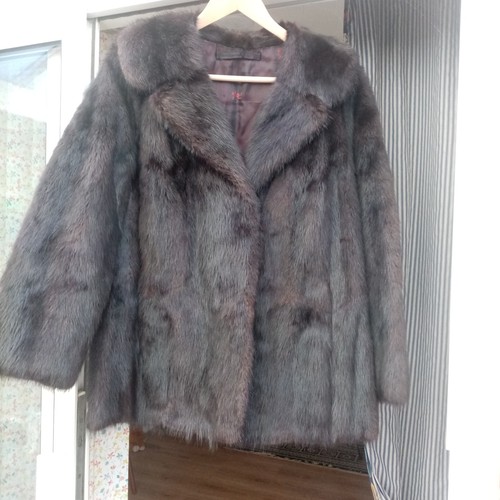 Vintage fur coat - fur, musquash