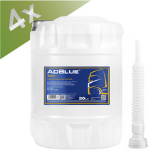 4x Mannol Adblue 20 Litre DEF