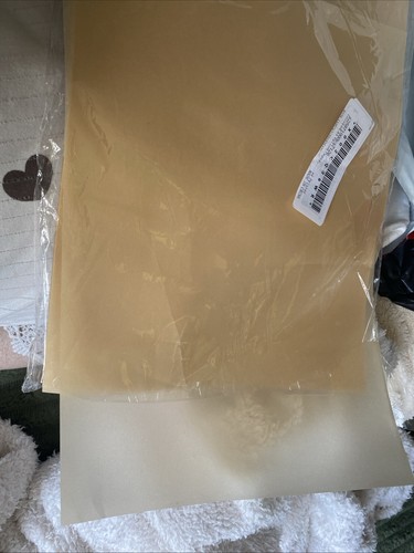 Gold coloured vellum paper - coloured,