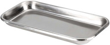 Small metal tray stainless - small,