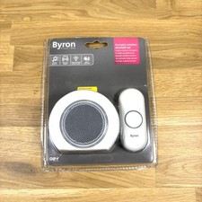 Byron DBY-23521 Wireless Doorbell Set 175 m Range 8 Melodies Visual LED