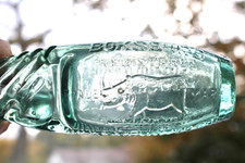 VINTAG 1900 BOKSBURG MINERAL WATERS SA RHINO PIC 6oz CODD HAMILTON SKITTLE BOTTL