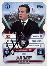 Unai Emery Aston Villa Match