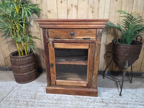 Vintage indian glazed - glazed, wooden