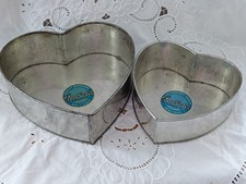 8 and 10 inch heart shaped
