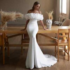 Off Shoulder Mermaid Wedding