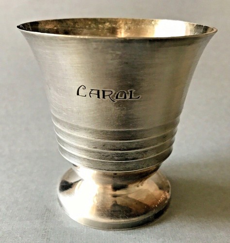 Christening cup engraved carol - engraved,