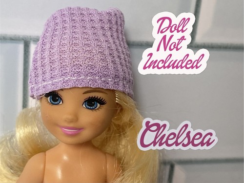 Chelsea doll purple beanie - purple, hat
