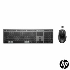 HP Bluetooth Keyboard & Mouse Set Multi-Device Rechargeable USB-C Combo