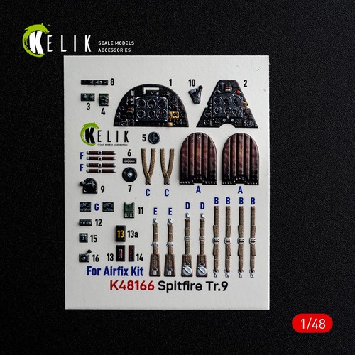 Kelik spitfire tr 9 - kelik, 1/48