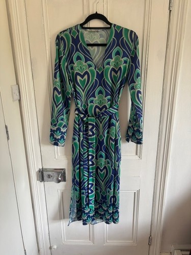Zara blue and turquoise satin - zara,