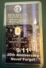 Benchmark 1/4 Gran Of 999 Fine
