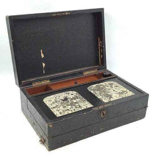 Victorian leatherette writing - victorian,