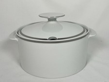 Thomas Germany Serving Dish Bowl Tureen & Lid Medaillon Medallion Thick Band