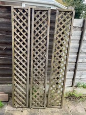 Diamond Trellis 180x30 Garden Lattice Fence Topper x3