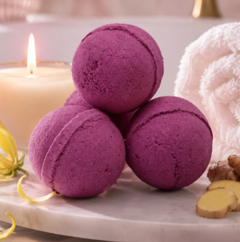 Bath bomb pure essential oils - bath,