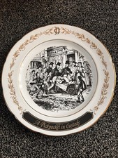 WEDGWOOD LTD EDITION PICKPOCKET IN CUSTODY AUTHORIZED DICKENS BONE CHINA PLATE