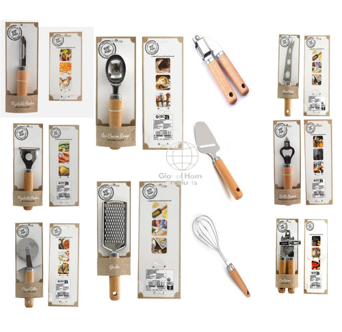 Wooden handle kitchen gadgets - wooden,
