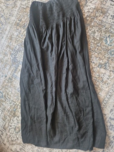 Linen rich black - m&s,