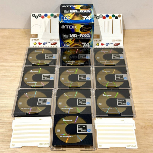 Minidiscs 10x recordable tdk - 10x,
