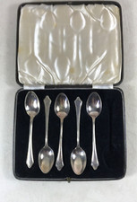 Antique silver plate teaspoons