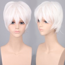 cosplay color short hair high temperature resistance Anime men's universal wig