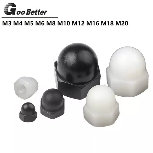 Plastic dome nut cap bolt - nut,