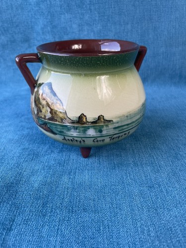 Longpark faience pottery - longpark, two