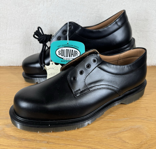 Solovair black leather - solovair,