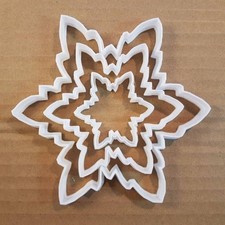 Snowflake Cookie Cutter Shape Pastry Stencil Biscuit Xmas Winter Ice Sharp
